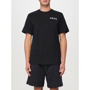 Msgm T-shirt men Black T-Shirts